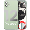 Back Housing W/ Small Components Pre-Installed Compatible For iPhone 12 (US Version) (No Logo) (Aftermarket Plus) (Green)