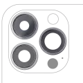 Back Camera Lens With Bracket & Bezel Compatible For iPhone 13 Pro / 13 Pro Max (Graphite) (Real Sapphire / Premium)