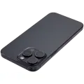 Back Housing W/ Small Pre-Installed Compatible For iPhone 15 Pro Max (US Version) (Used OEM Pull: Grade B) (Black Titanium)