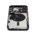 Back Housing W/ Small Pre-Installed Compatible For iPhone 15 Pro Max (US Version) (Used OEM Pull: Grade B) (Black Titanium)