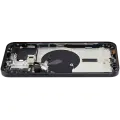 Back Housing W/ Small Pre-Installed Compatible For iPhone 15 Pro Max (US Version) (Used OEM Pull: Grade B) (Black Titanium)