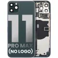 Back Housing W/ Small Components Pre-Installed Compatible For iPhone 11 Pro Max (No Logo) (Aftermarket Plus) (Midnight Green)